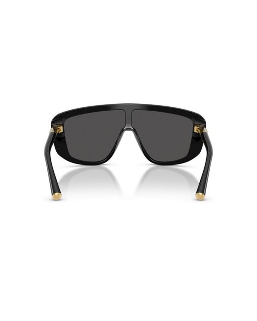 Dolce & Gabbana Black Rectangle Sunglasses for men