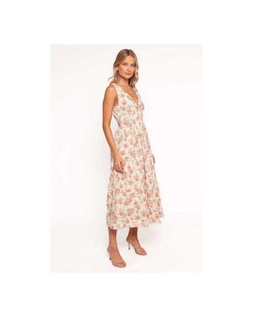 Petal & Pup Pink Velda Midi Dress