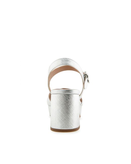 Aerosoles Metallic Cosmos Round Toe Platform Sandals