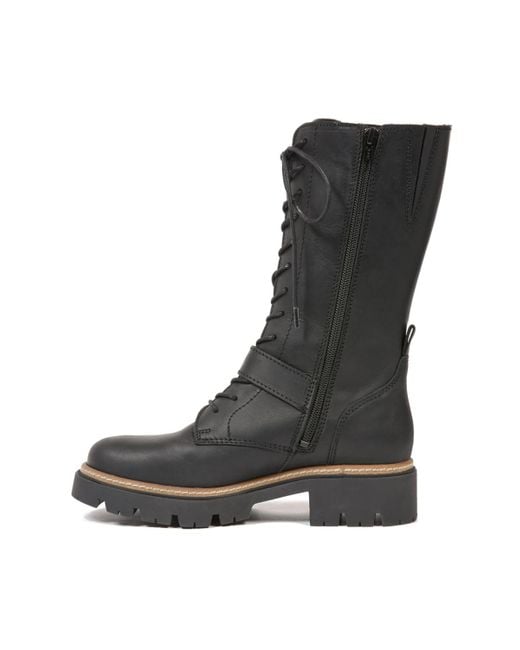 Celtic & Co. Black Strap Detail Mid Calf Boot