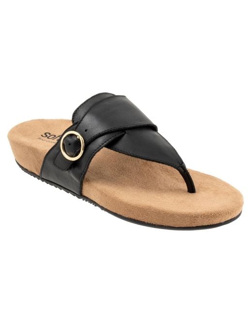 Softwalk® Black Belize 2.0 Sandal
