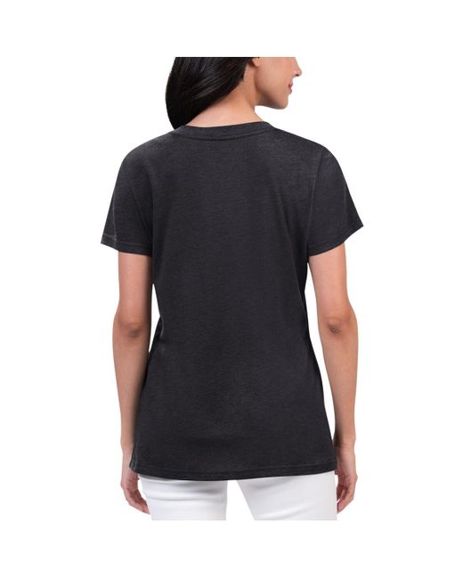 G-III 4Her by Carl Banks Black Kyle Busch Key Move V-neck T-shirt