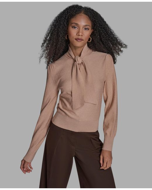 BCBGMAXAZRIA Gray Collared Pull-on Sweater