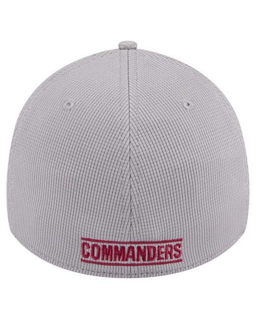 KTZ White Washington Commanders Active 39thirty Flex Hat for men
