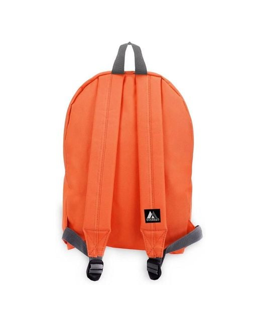 Wosofe Orange Basic Backpack