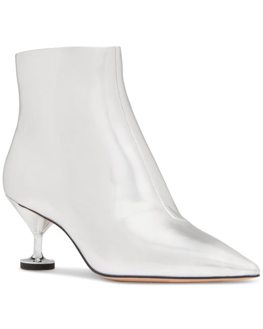 Kate Spade White Garnish Dress Booties