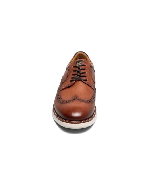Florsheim Brown Launch Wingtip Oxford for men