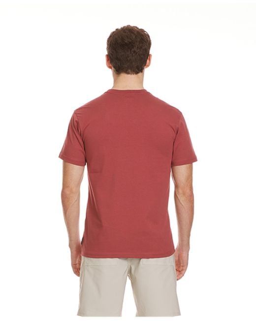 Quiksilver Red Comp Logo Short Sleeve T-shirt for men