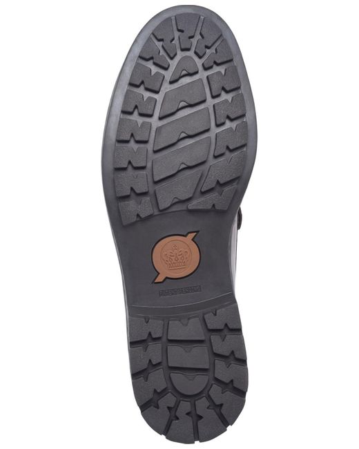 Born Brown Langley Leather Slip On Penny Loafers for men