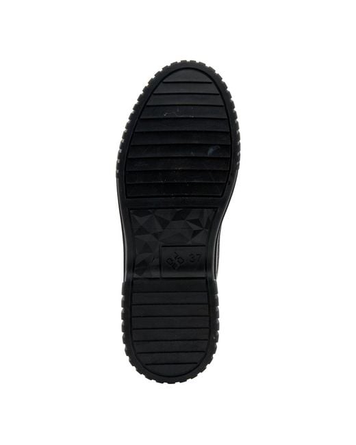 Spring Step Black Loeva Leather High-top Sneaker Boot
