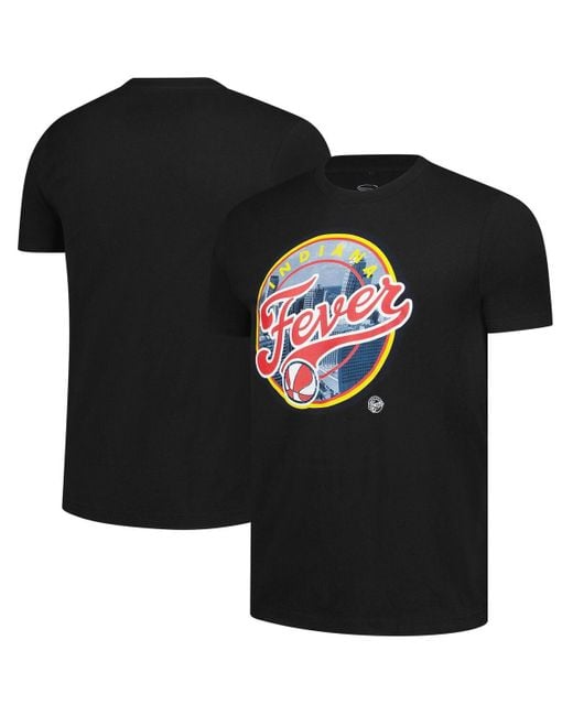 Stadium Essentials Black And Indiana Fever Wnba City View T-shirt
