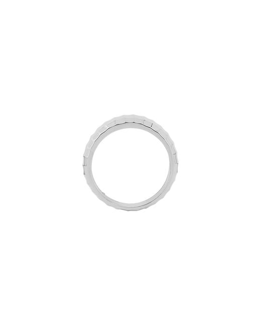 And Now This White Sparkle Textured Solid Ring