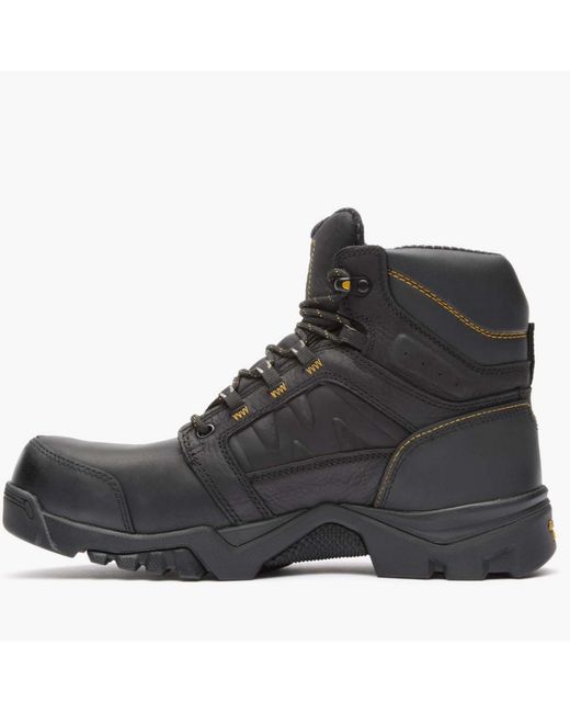 Georgia Boot Black Amplitude Composite Toe Waterproof Work Boot for men