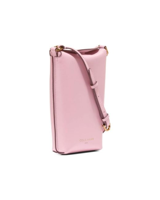 Cole Haan Pink Clarisse Mini Phone Crossbody Bag