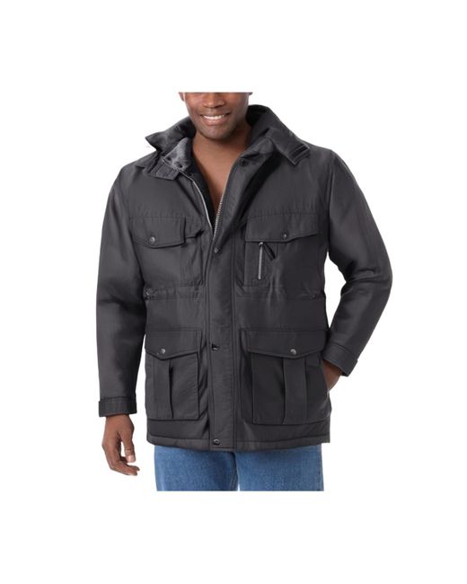 Kingsize Gray Big & Tall Longer-length Boulder Creek By Fleece-lined Parka for men