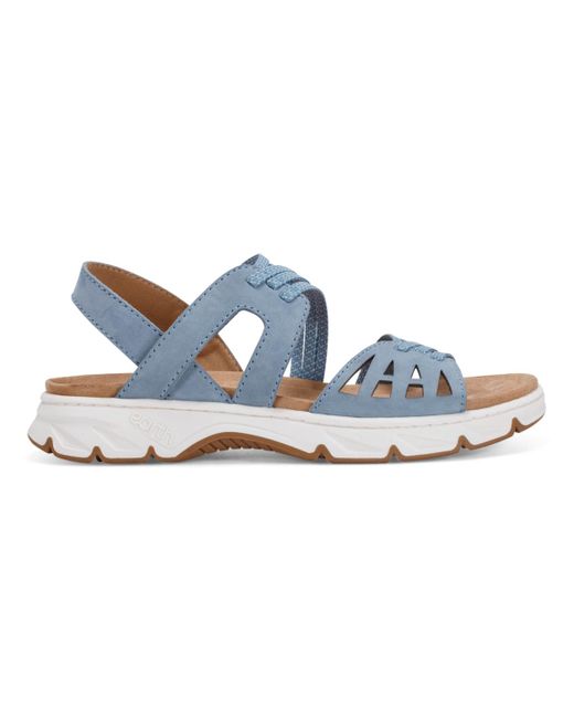Earth Blue Vernon Strappy Sporty Sandals