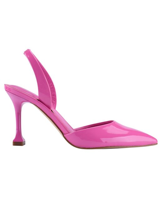 Marc Fisher Pink Hadya Pointy Toe Stiletto Slingback Pumps