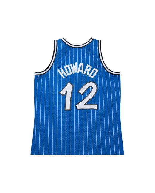 Mitchell & Ness Blue Dwight Howard Orlando Magic 2004/05 Hardwood Classics Hall Of Fame Swingman Jersey for men