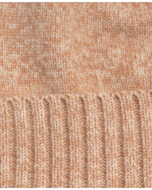 Ralph Lauren Natural Two Button Knit Beanie