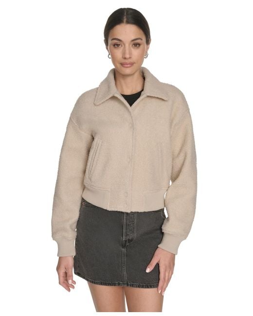 Levi's Natural Laydown Collar Bomber Jacket