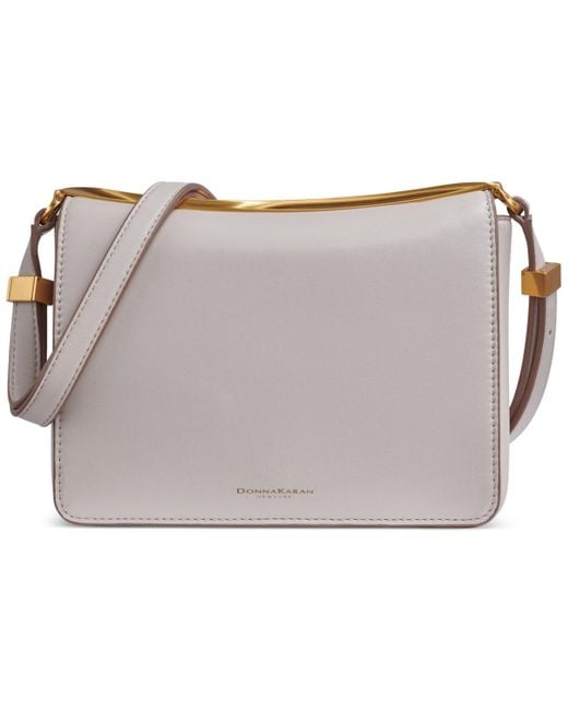 Donna Karan Gray Jericho Flap Shoulder