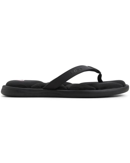 Roxy Black Rays Flip Flop Sandals