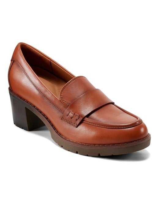 Easy Spirit Brown Charli Casual Slip-on Loafers