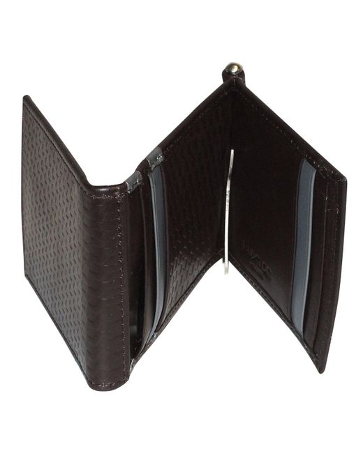 Buxton Leather Bellamy Rfid Zfold Wallet With Money Clip in Brown for