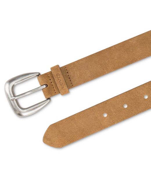 Levi's Suede Casual Western Belt in Brown Lyst