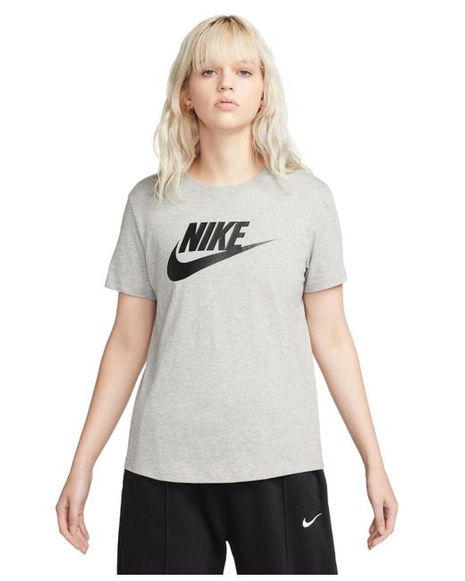 Nike White Sportswear Essentials Logo T-shirt