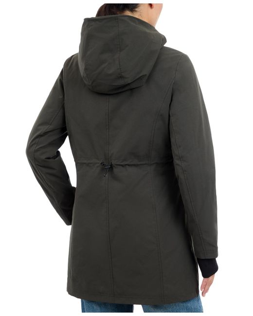 Michael Kors Black Michael Hooded Softshell Coat