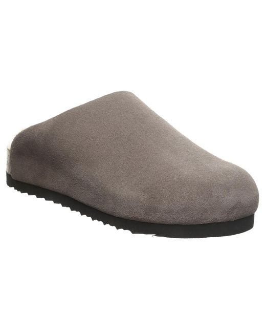 BEARPAW Gray Trinity Luxe Slip-on Clogs