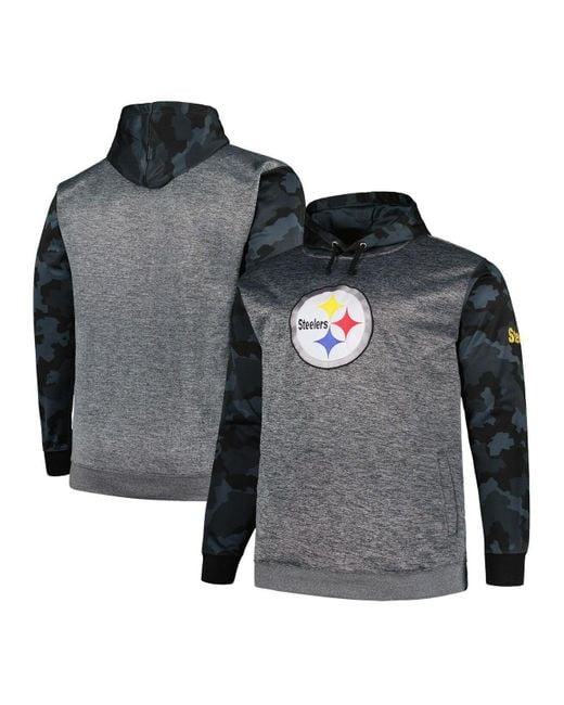 Nfl Pittsburgh Steelers Long Sleeve Core Big & Tall Fleece Hooded