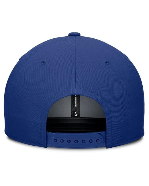 Nike Blue Chicago Cubs Pro Performance Snapback Hat for men
