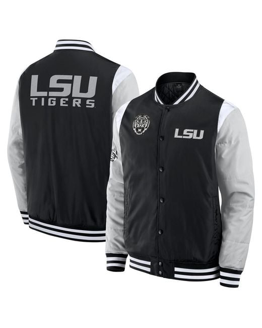 Fanatics Black Lsu Tigers Elementsâ Elite Full-snap Jacket for men