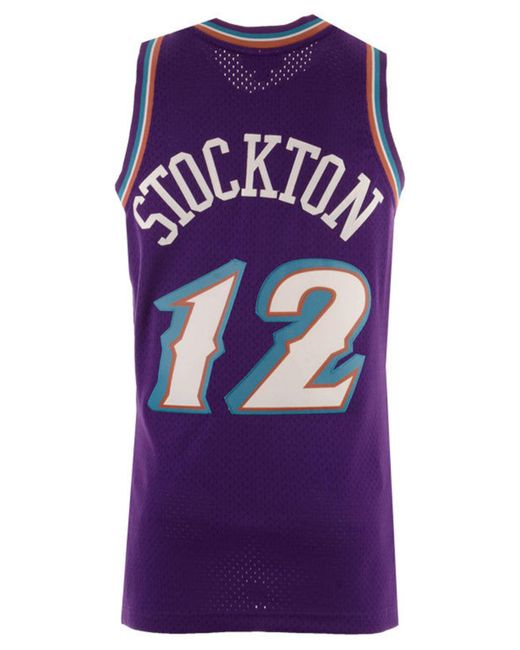 purple john stockton jersey