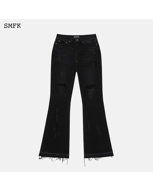 SMFK Wilderness Wandering Mermaid Grey Jeans in Black Lyst