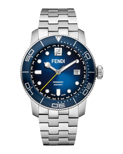 Fendi Satin Aqua Automatic Diver Watch for Men Lyst