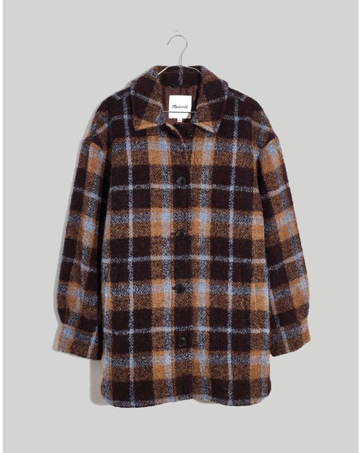 MW Blue Petite Belrose Shirt-Jacket
