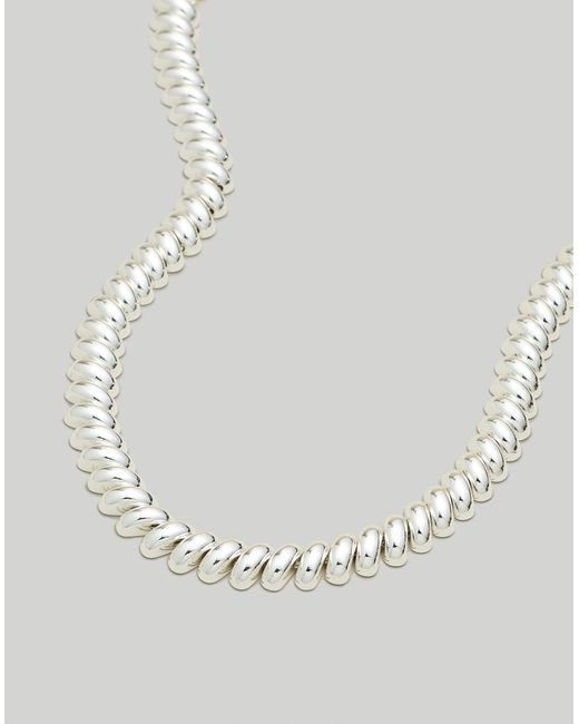 MW Metallic Chunky Chain Choker Necklace