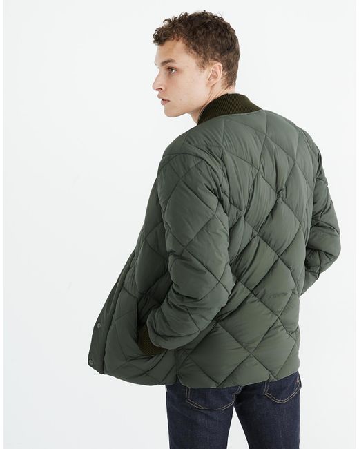 puffer jacket sage green