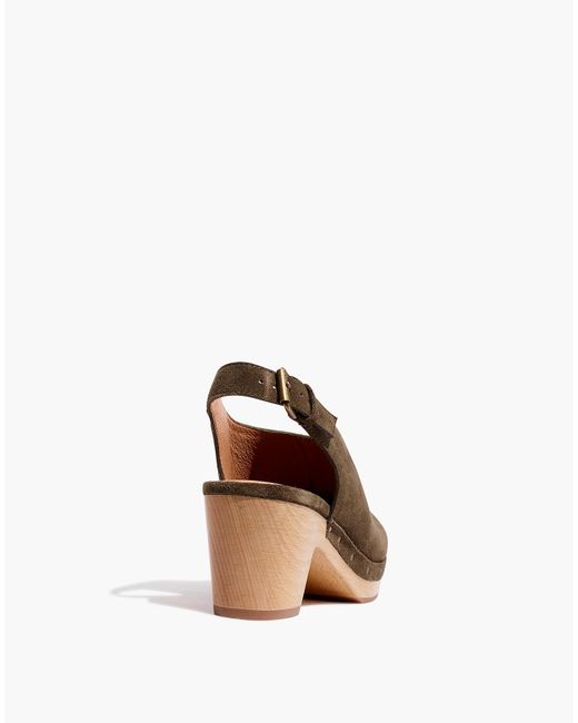 the marlo slingback clog in leather