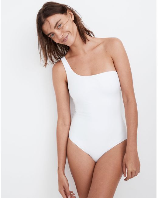 MW Jade Swim® Apex One-piece Swimsuit in White | Lyst Canada