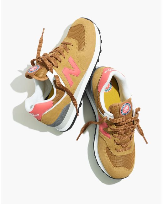 MW New Balance Suede 574 Sneakers in Metallic Lyst