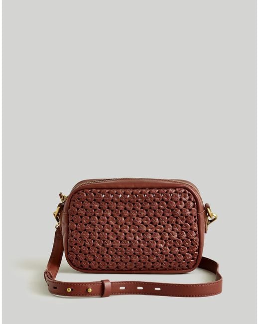 MW The Transport Camera Bag: Crochet Leather Edition in Brown | Lyst Canada