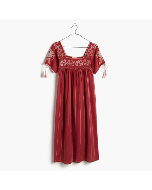 Madewell Ulla Johnson™ Embroidered Tunic Dress