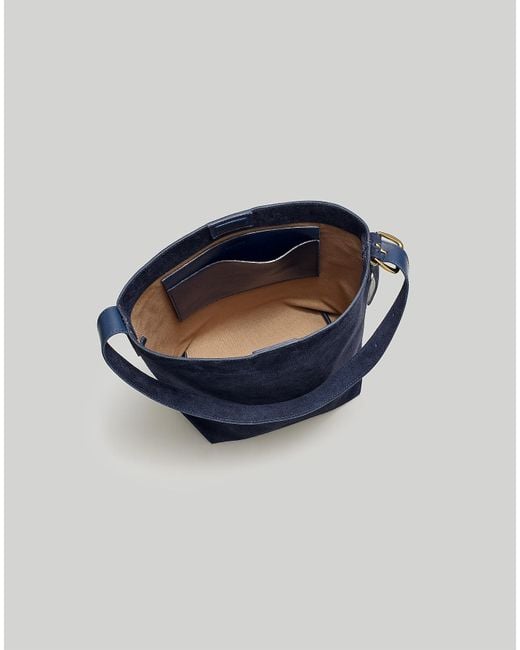 The Essential Bucket Tote in Suede