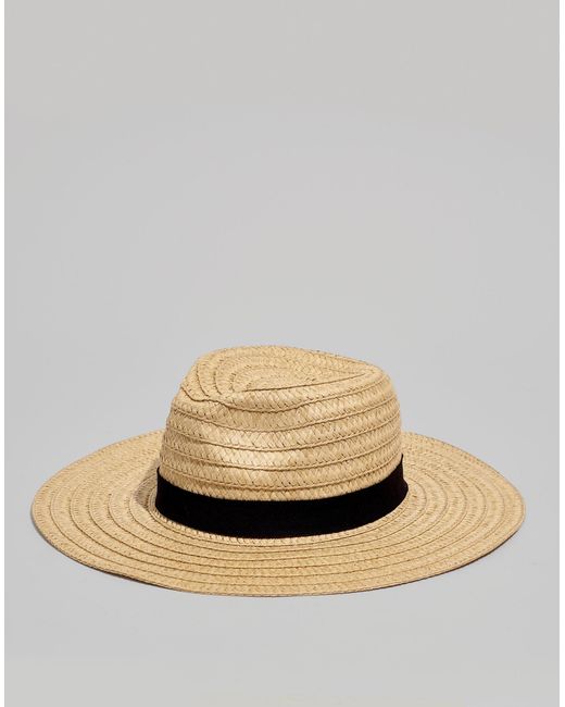 packable braided straw visor