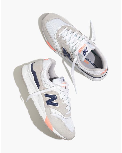 MW Suede New Balance® 997h Sneakers In Summer Fog | Lyst