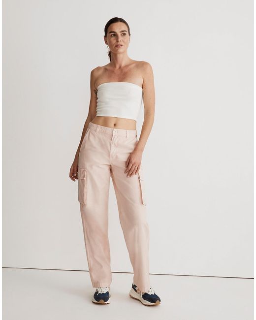 MW Garmentdyed Lowslung Straight Cargo Pants in Natural Lyst